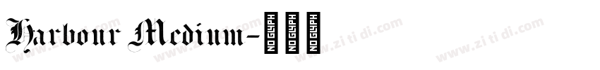Harbour Medium字体转换
